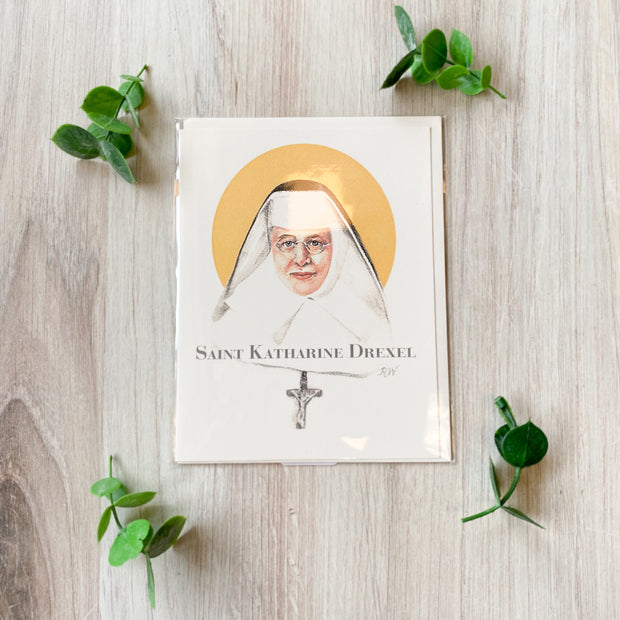 Saint Katherine Drexel Notecard with Envelope