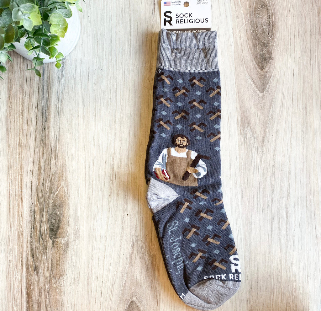 St. Joseph the Worker Adult Socks