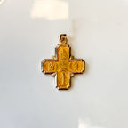Four-Way Cross Medal 14KY 18x18 mm
