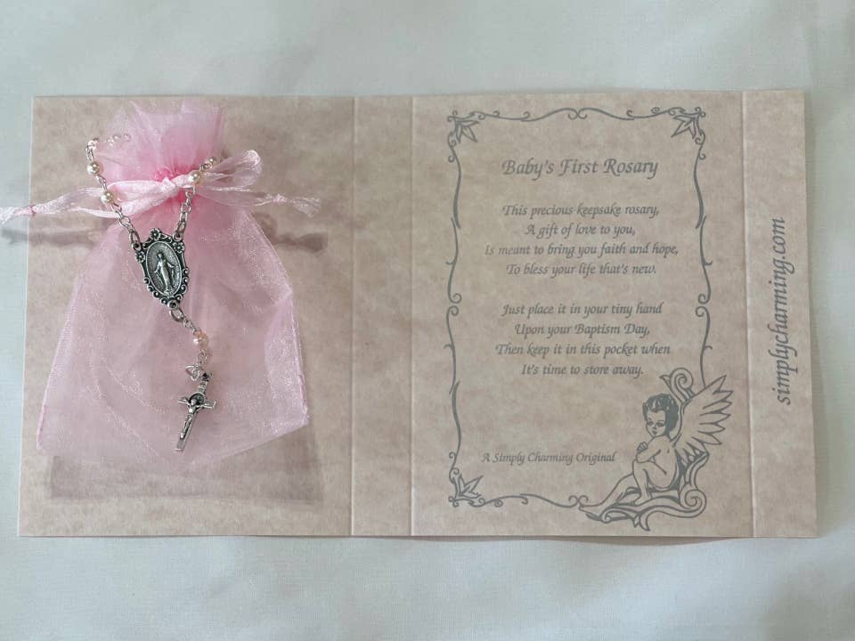 Keepsake Baby's First Rosary Gift Boxed