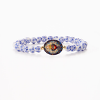 HOLY WATER SACRED HEART BRACELET - Porcelain Beads