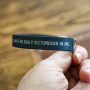 The Cross is the Victory Elastic Men's Wristband