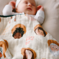 Saints Deluxe Muslin Baby Blanket Quilt
