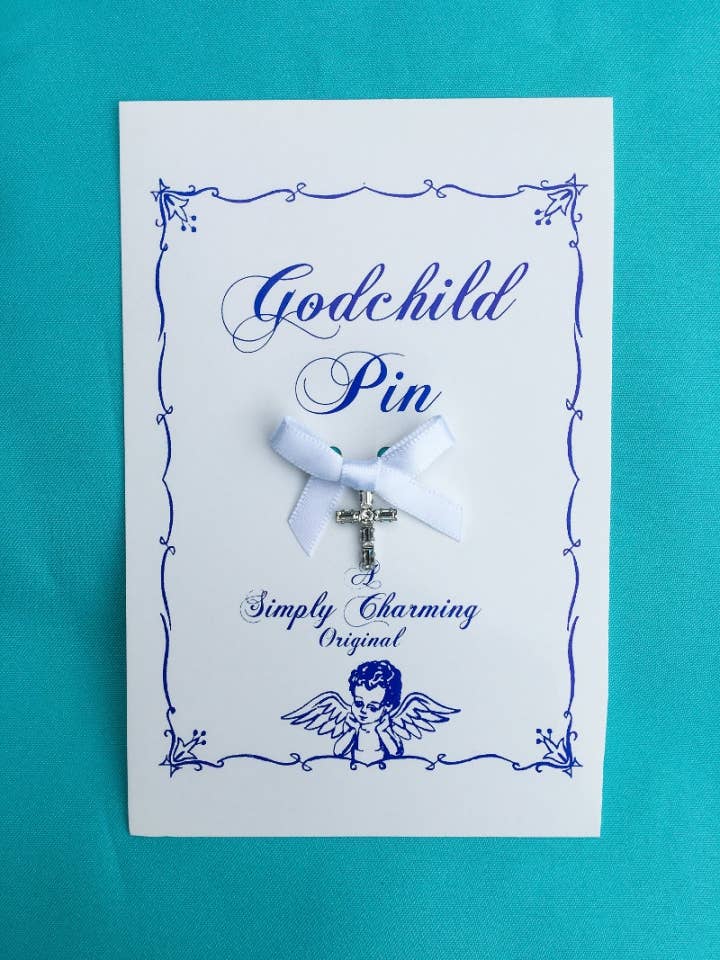 God Child Pin W/ Our Fine Cross