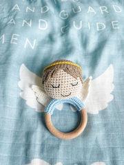 Guardian Angel Rattle (Boy)