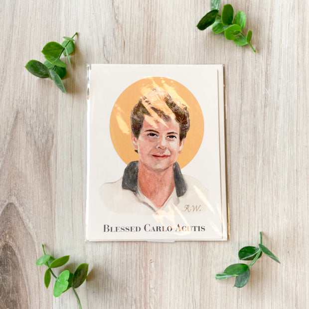 Blessed Carlo Acutis Notecard with Envelope