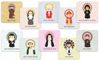 Saint Memory Game Card Set. Set of 20 Saint Memory Cards. First Communion Gift. Baptism Gift. Catholic Gift. Saint matching game. Saint Card