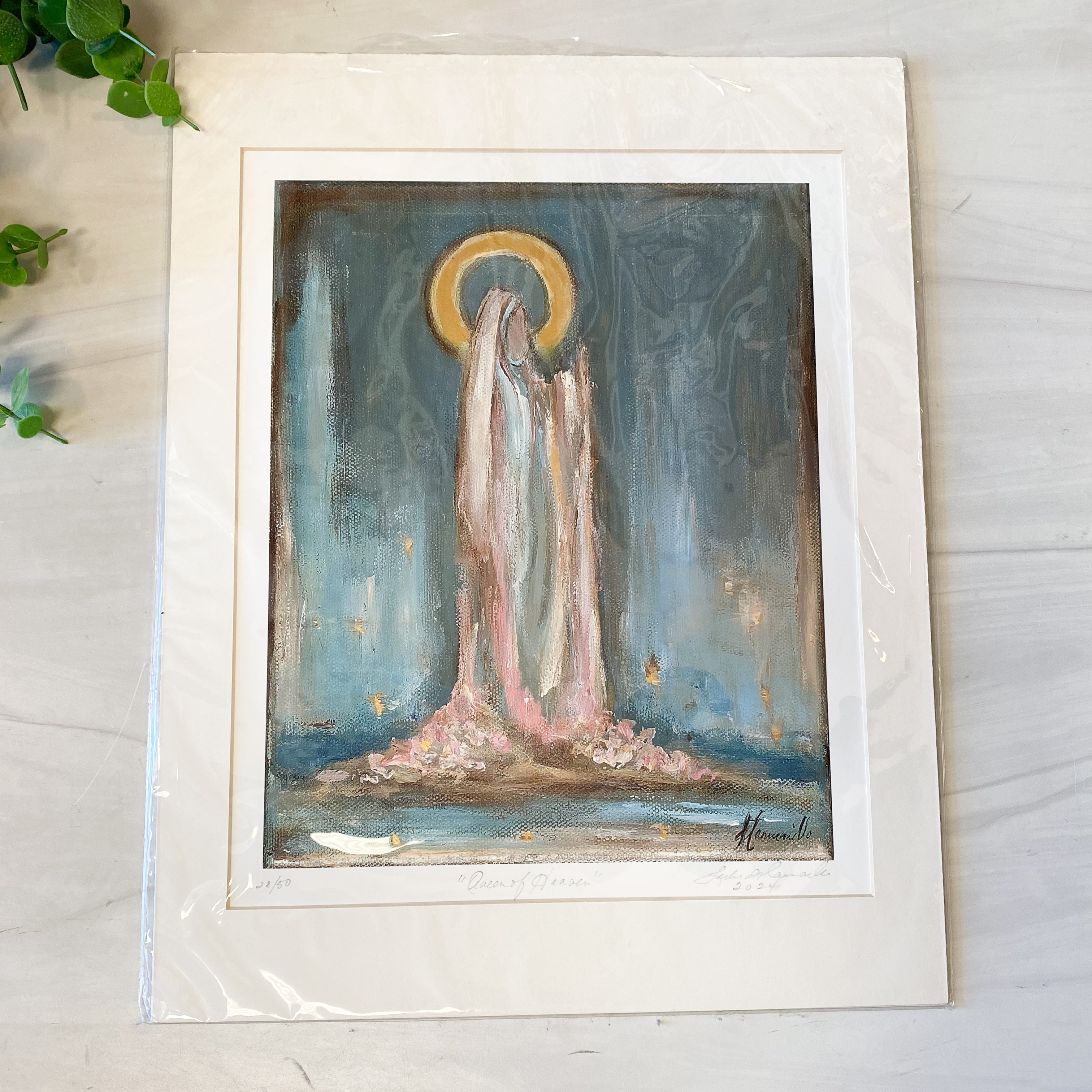 Queen of Heaven Print with Mat