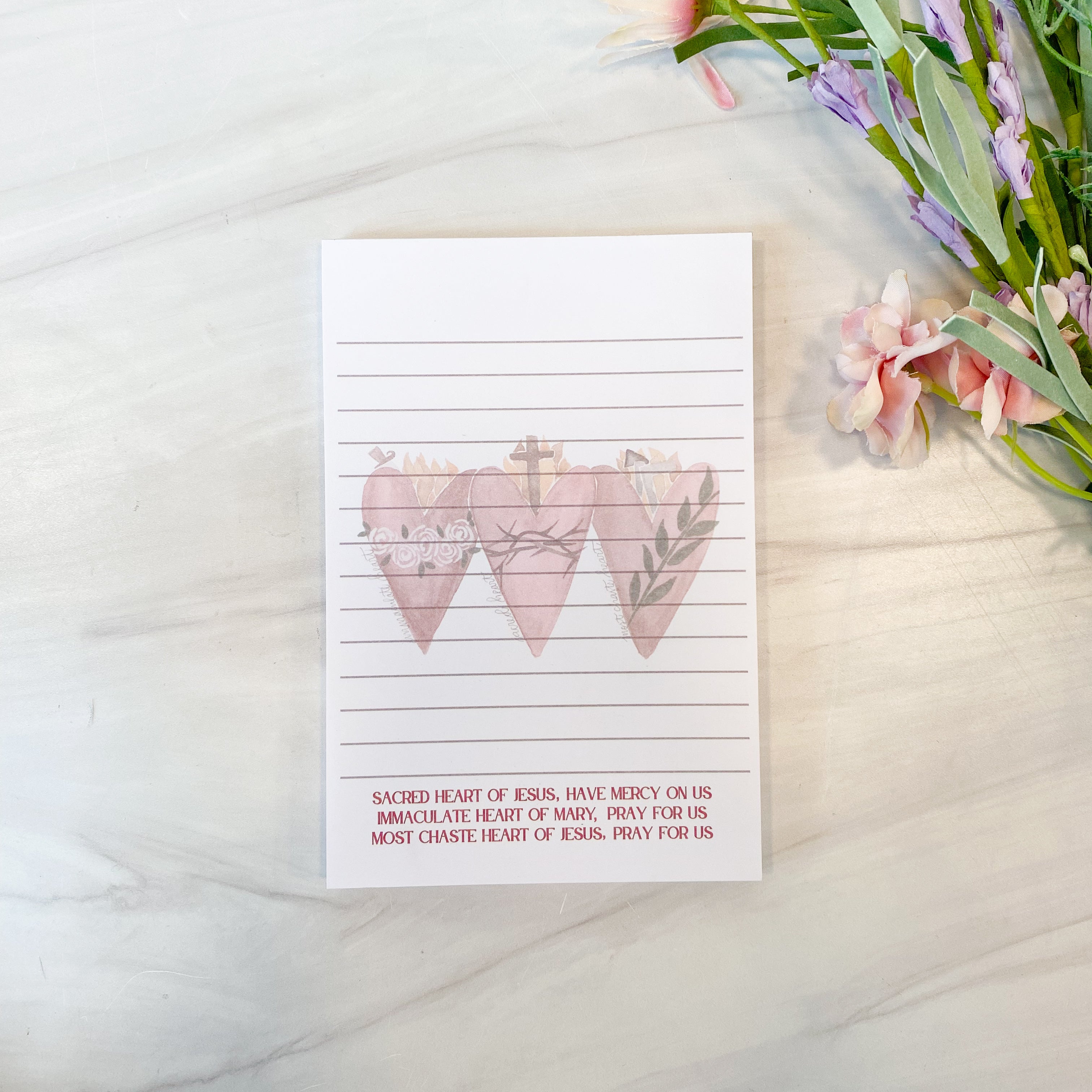 3 Hearts Notepad