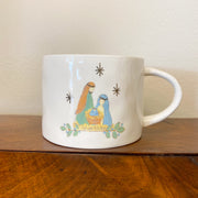 4" Rd x 3"H Stonewar Mug Figure Saying, 4 Styles