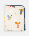 Guardian Angels Deluxe Muslin Baby Blanket Quilt