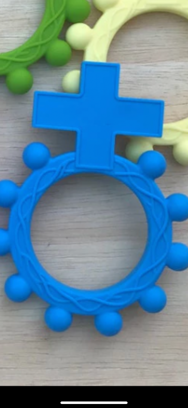 CT101 Baby Silicone Finger Rosary Teether