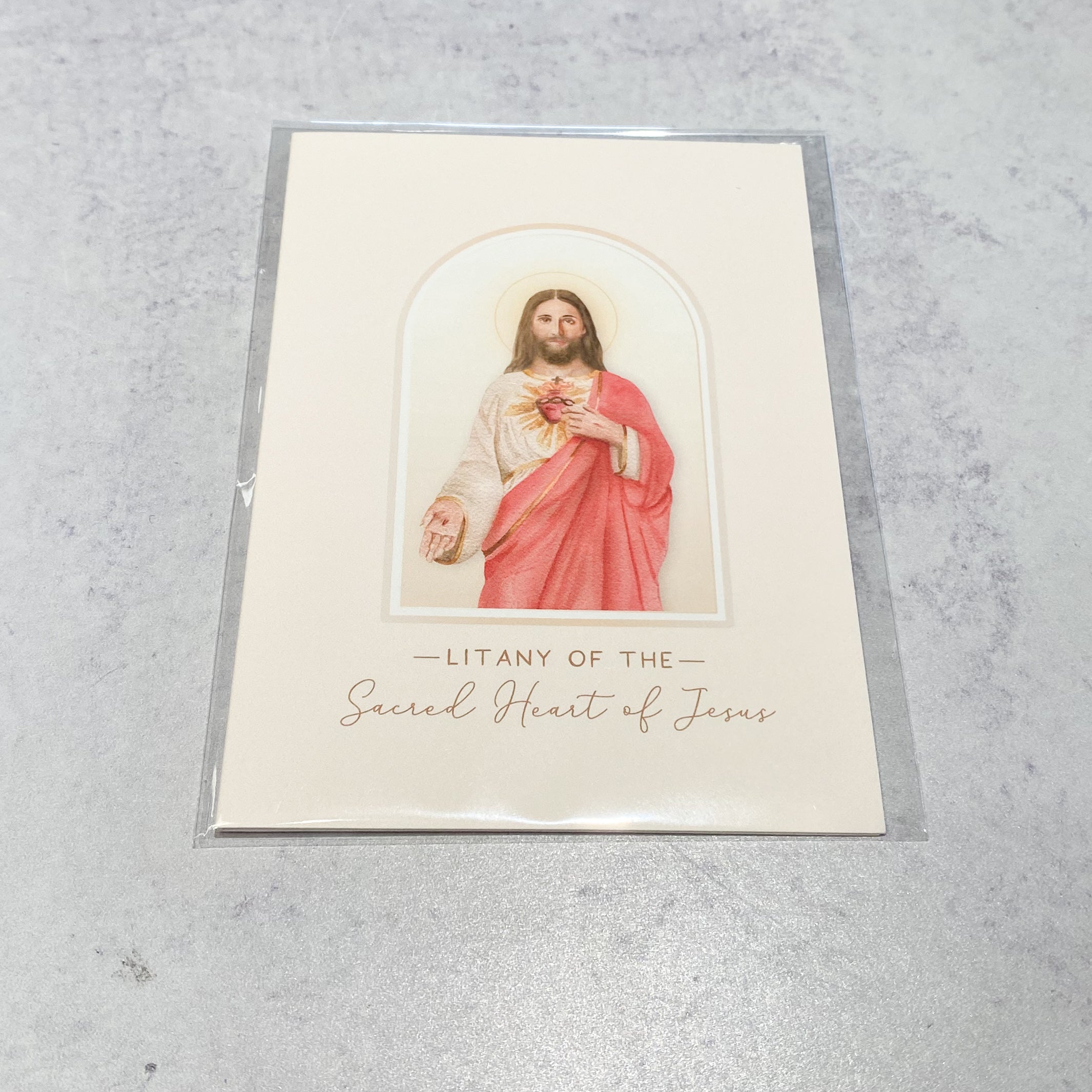 Litany of the Sacred Heart of Jesus | Beige