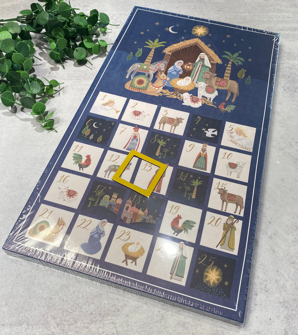 Nativity Countdown Canvas Calendar