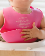 Meal Blessing Silicone Bib