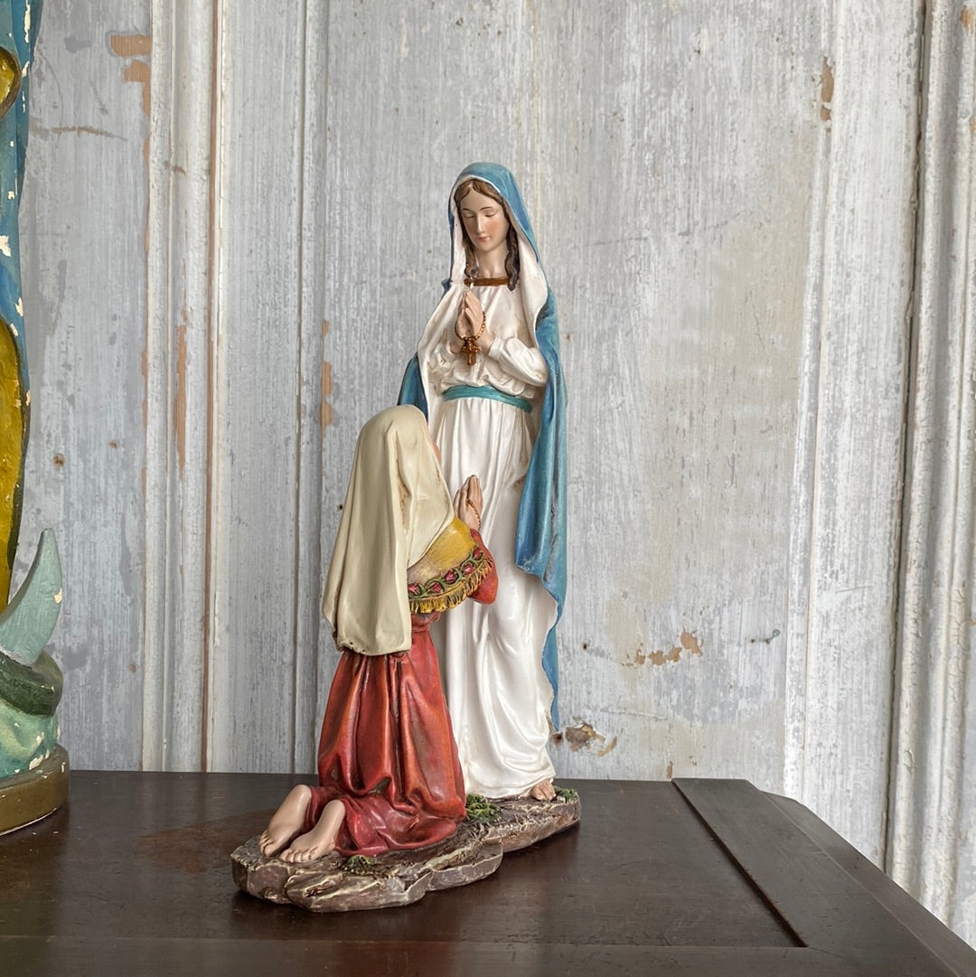 10.5"H Our Lady of Lourdes Figure, Renaissance Collection