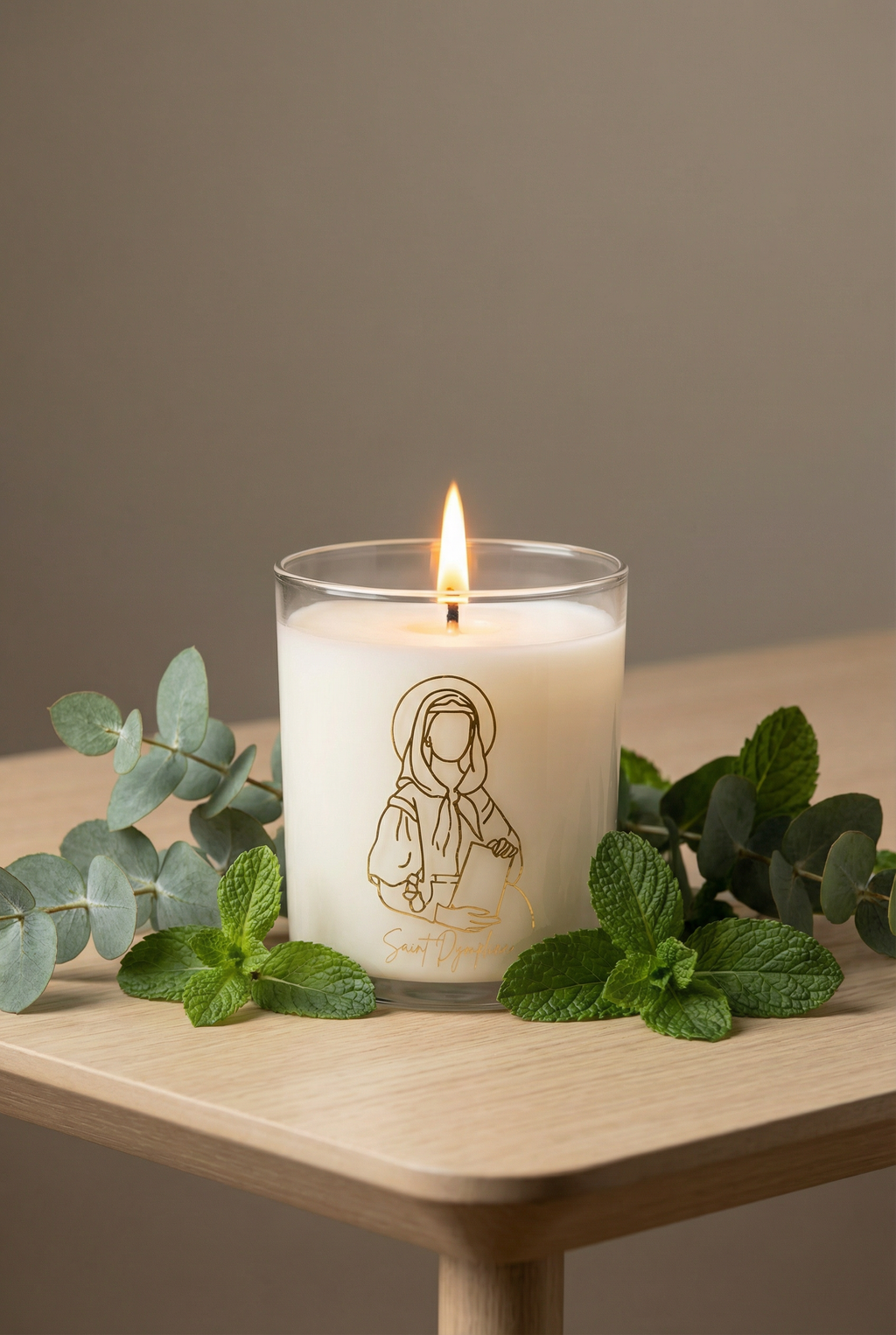 Saint Dymphna Candle