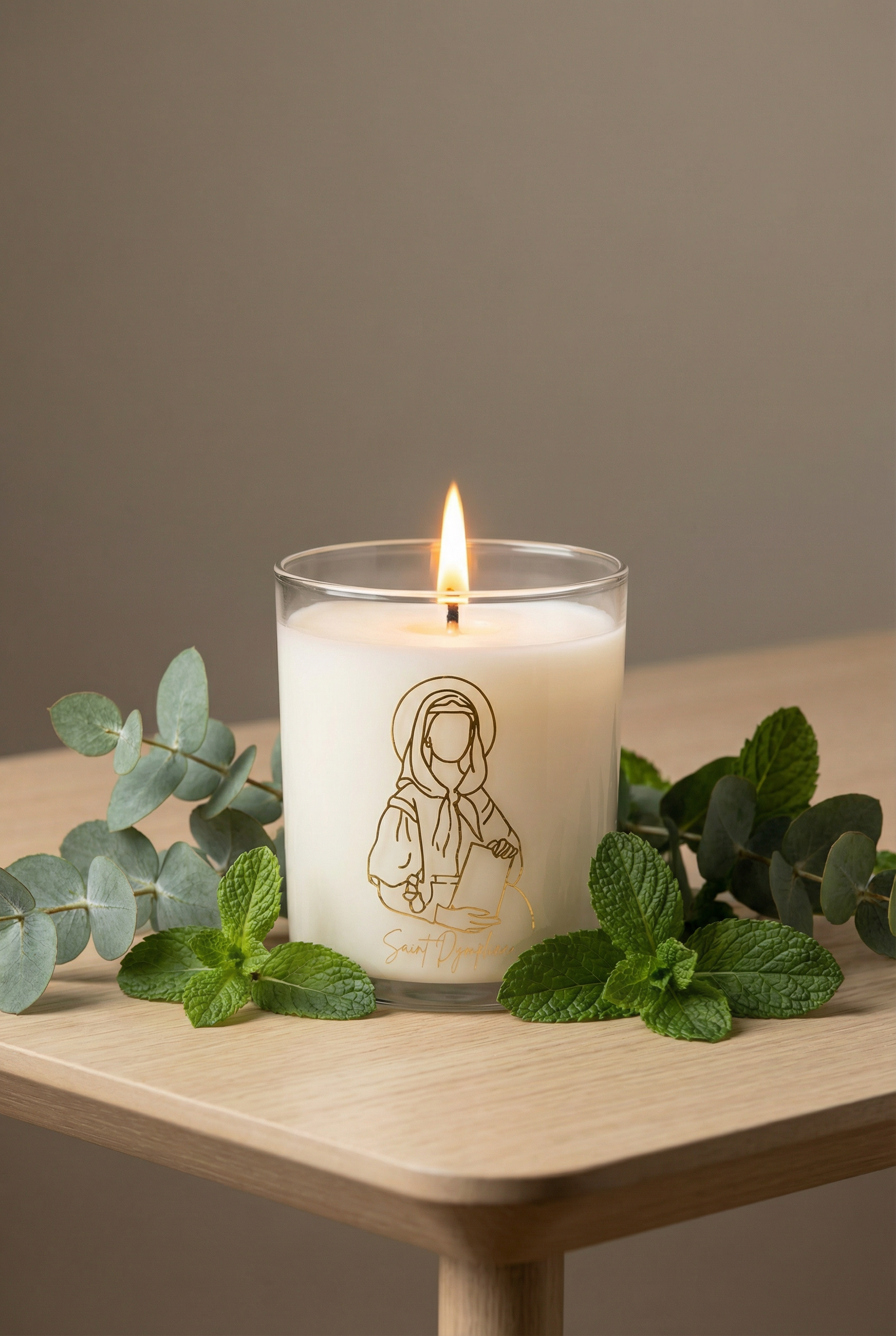 Saint Dymphna Candle