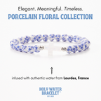 HOLY WATER PORCELAIN CROSS BRACELET