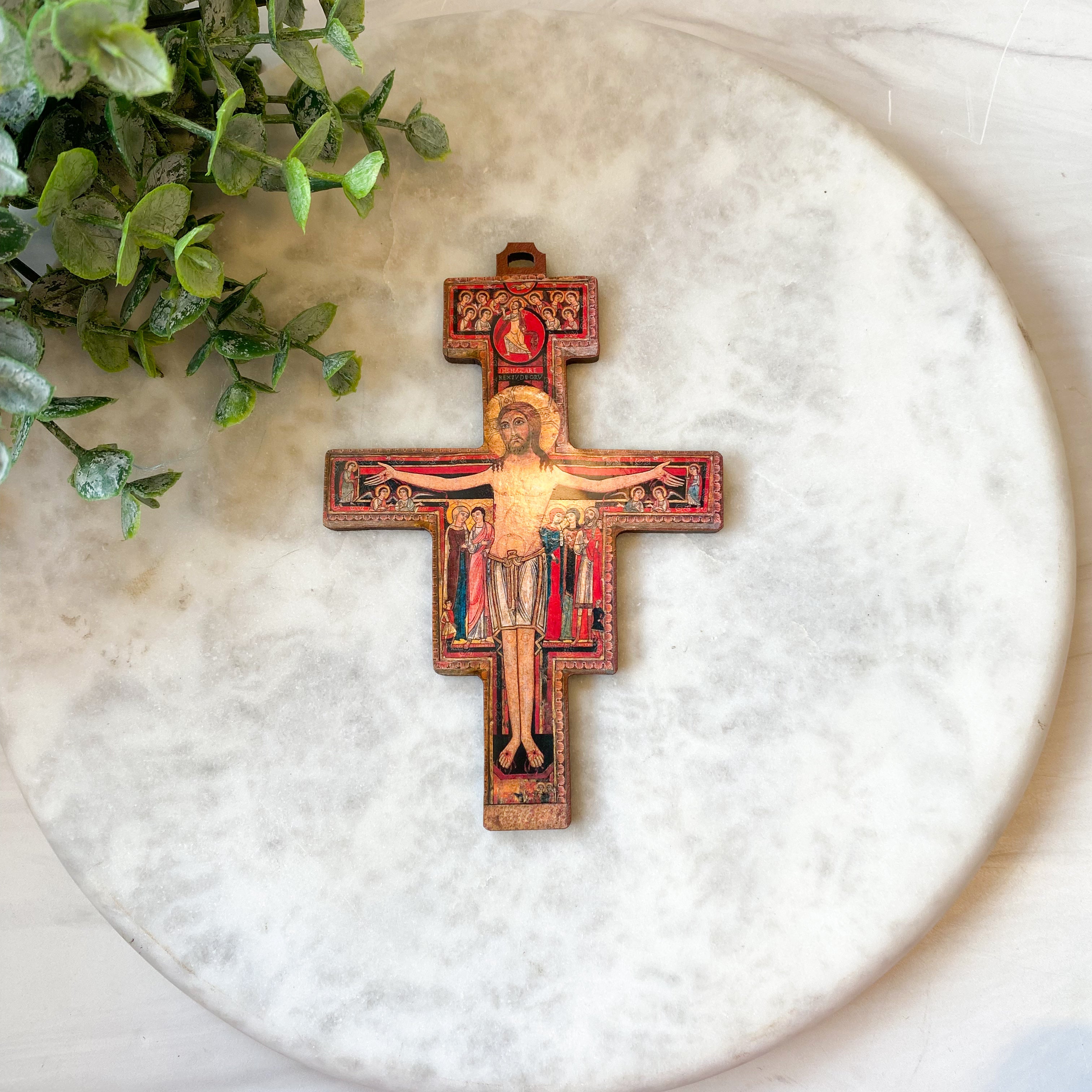 5.5" San Damiano Crucifix