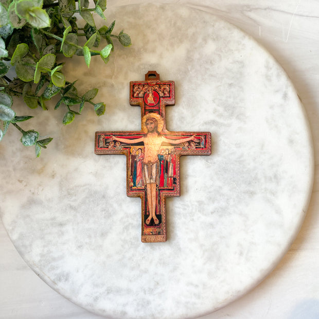 5.5" San Damiano Crucifix