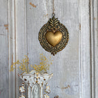Golden Ex-voto with green patina
