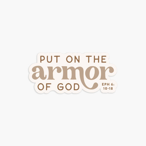 Armor of God Vinyl Sticker