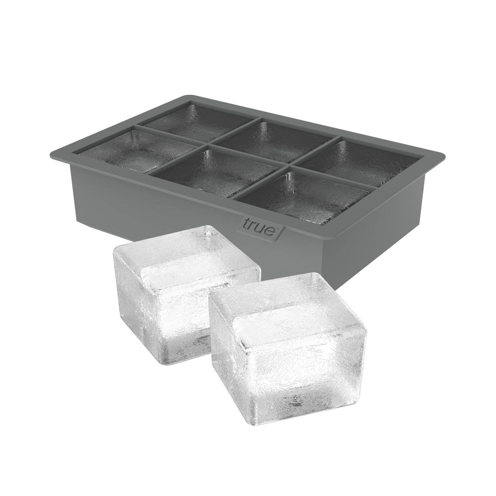 Colossal Silicone 2 inch Ice Cube Tray Gray