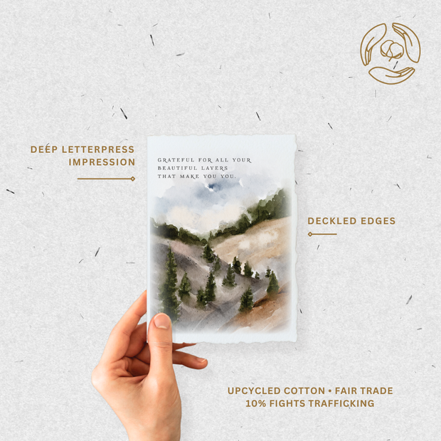 Grateful For All Of You | Eco-Friendly Greeting Card