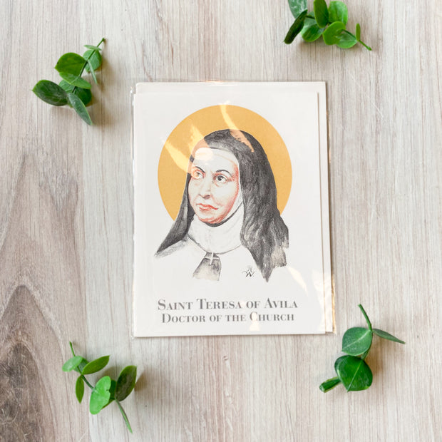 Saint Teresa of Avila Notecard with Envelope