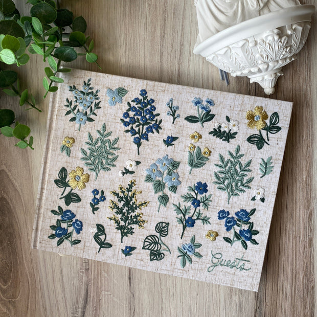 Wildwood Embroidered Guest Book