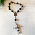 Garnet Door Knob Rosary