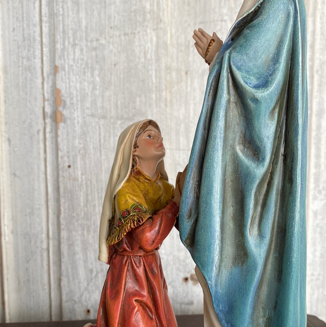 10.5"H Our Lady of Lourdes Figure, Renaissance Collection