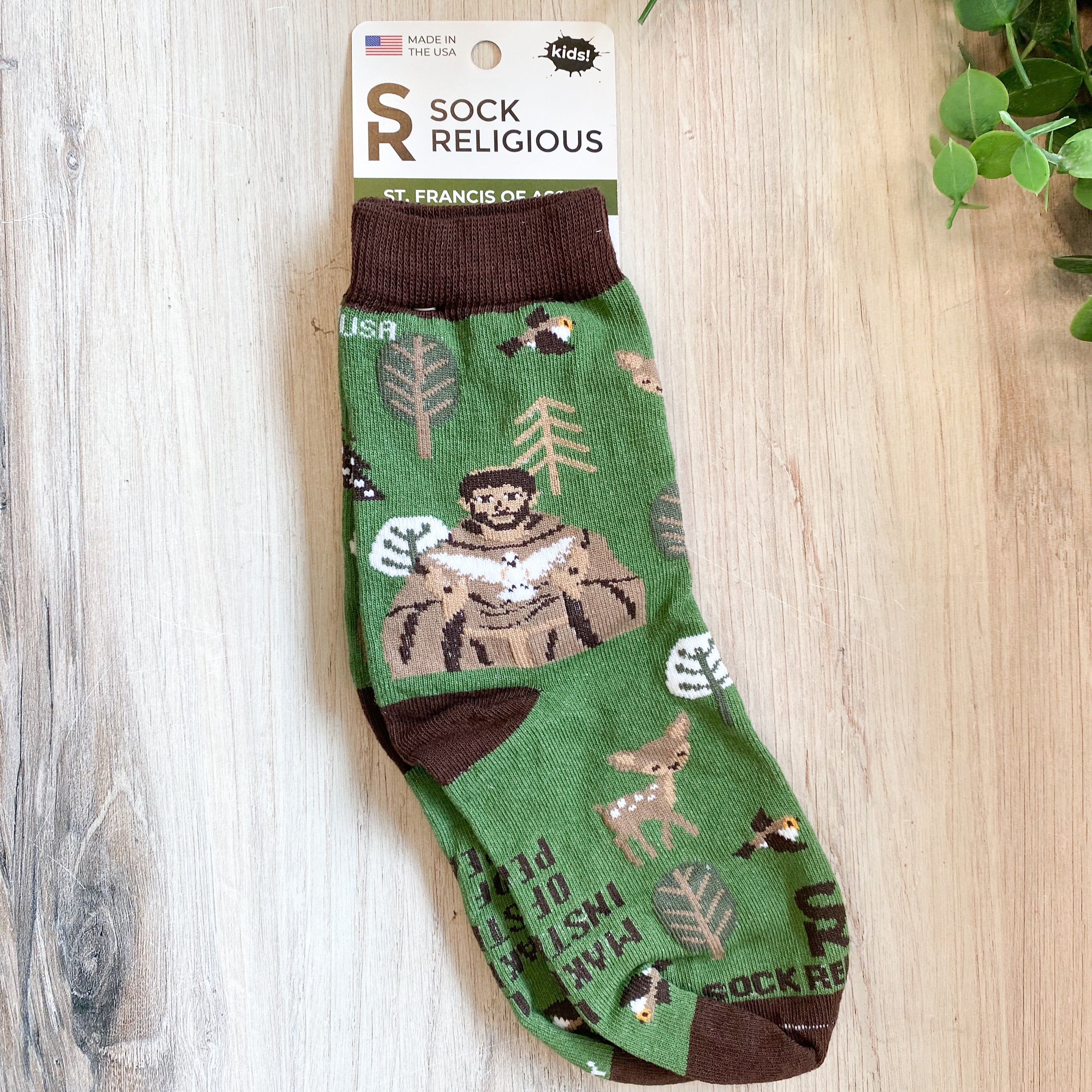 Kids St. Francis of Assisi Socks