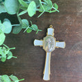 Gold Communion Cross with Boy