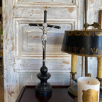 Antique Black Crucifix