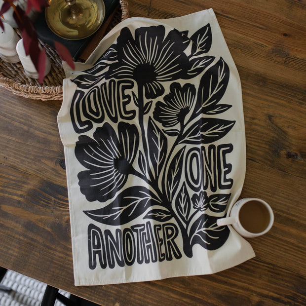 Love One Another Tea Towel