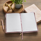 Journal Classic Zip Dusty Mauve Be Joyful 1 Thess. 5:16