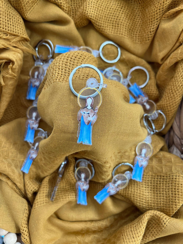 St. Genevieve Keychain