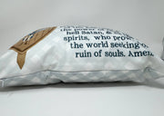 Saint Michael pillow. Baptism Gift. Nursery decor. Catholic  (Copy)
