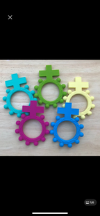 CT101 Baby Silicone Finger Rosary Teether