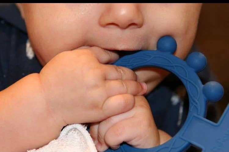 CT101 Baby Silicone Finger Rosary Teether