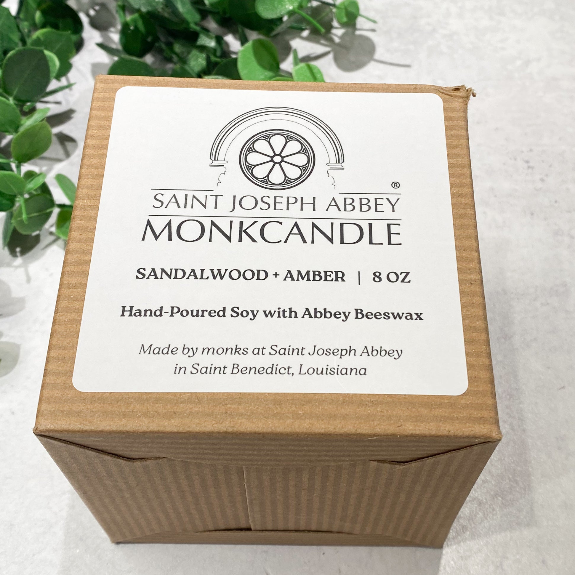 Monk Candle - Saint Joseph Abbey