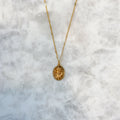 Bronzed Peaceful Dove Necklace
