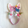 Happy Easter Bunny Ears Headband, 7.5"