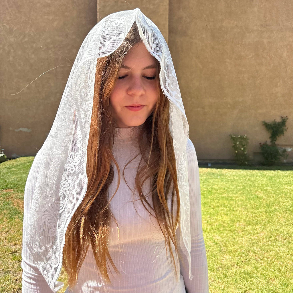 Jerusalem Veil  -White 