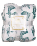 Joyce Angel Throw   Blue/White   50x60