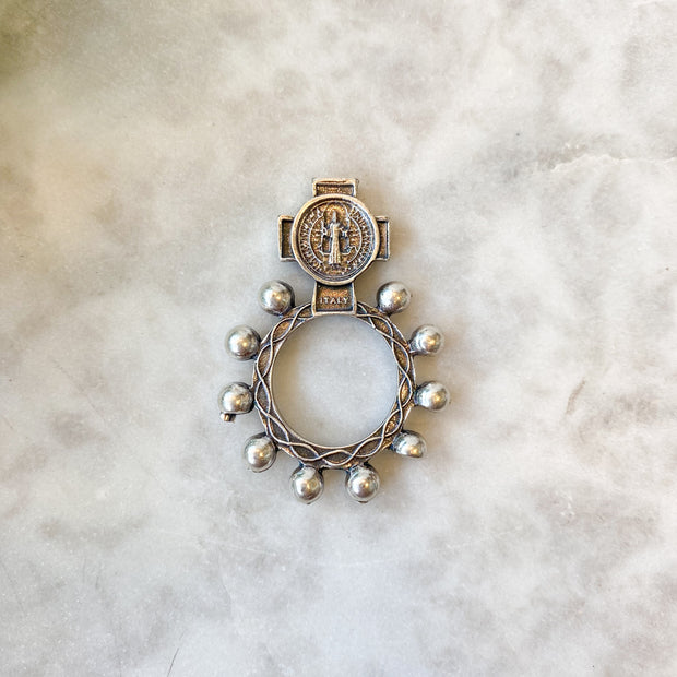 Saint Benedict Rosary Ring