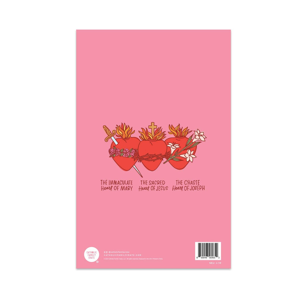 Holy Family Hearts Notepad