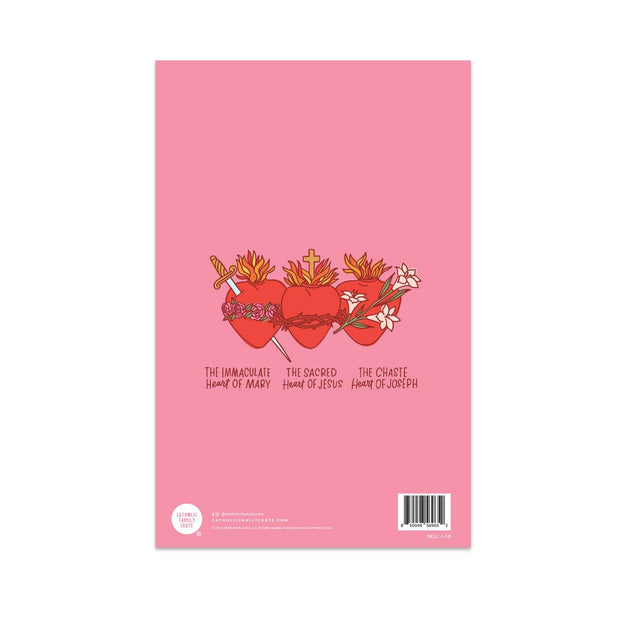 Holy Family Hearts Notepad